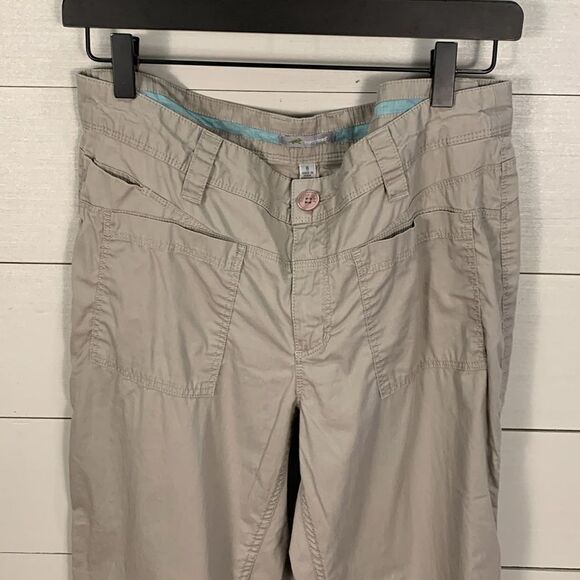 Horny Toad grey athletic chino style pants woman’s size 8 - Picture 2 of 11
